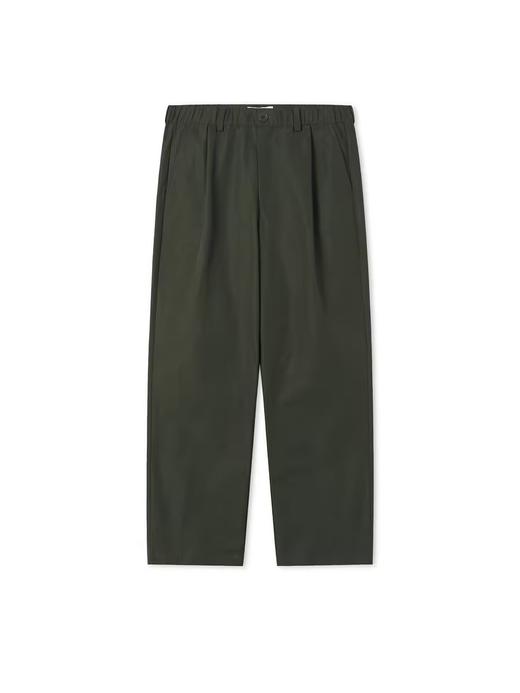 EviStub/E-4QCK430/进口多色抗皱混纺基础复古宽松直筒休闲长裤 商品图3