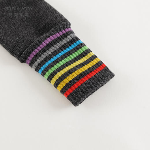 马克珍妮女童百搭弹力加绒打底裤2024年新款241652 商品图4