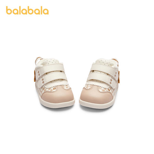 巴拉巴拉宝宝学步鞋婴儿鞋加绒防滑男童鞋秋冬鞋子可爱复古休闲鞋 商品图4