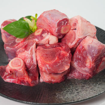 东来顺 内蒙古羔羊原切羊小腿块1斤 羊玉环羊腿后腱骨块 清真中华老字号 商品图6