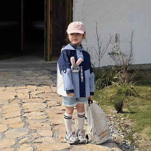 朱迪警官/尼克狐风衣外套2025秋装新款儿童装时髦兔子警官冲锋衣 商品图6