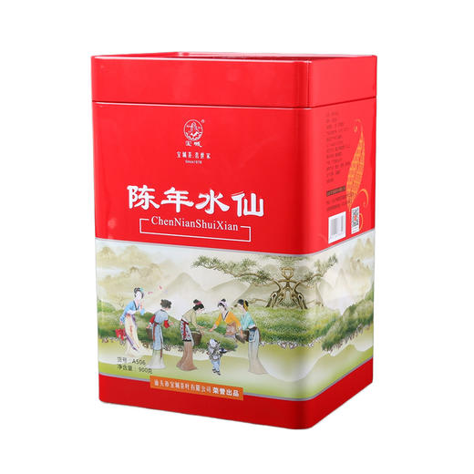 宝城 A506陈年水仙罐装散茶900克 浓香顺滑  实惠自饮 办公用茶 商品图6