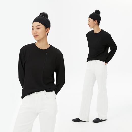 oneup泡泡肌理运动圆领长袖 商品图0