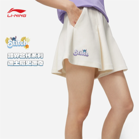 李宁X迪士尼史迪奇联名系列女子宽松裤裙ASKU070