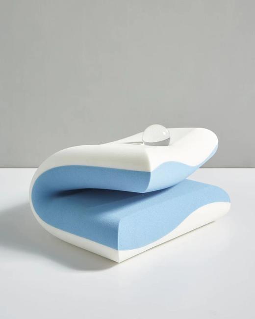 【日常不团！】舒适的枕头！慢回弹枕头！记忆棉枕头 多尺寸可选、蓝白硬度>米白 酒店同款 工厂直出 商品图10