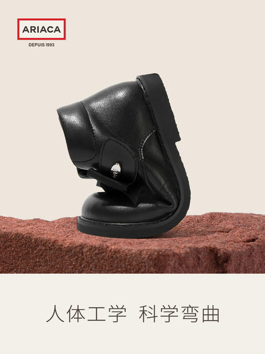 ARIACA女童鞋儿童真皮小短靴马丁靴英伦宝宝靴子公主皮靴 商品图2