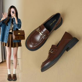 ZHR乐福鞋2024新款防滑软底工作鞋英伦风小皮鞋轻便舒适高档单鞋