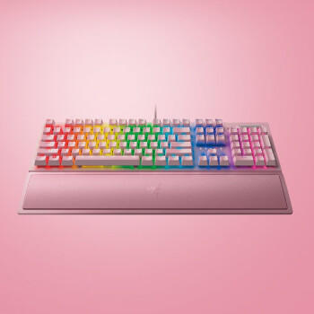 雷蛇（Razer）黑寡妇蜘蛛V3 机械键盘 游戏电竞电脑 全新透明机械轴 RGB灯效带腕托 104键 绿轴 商品图4