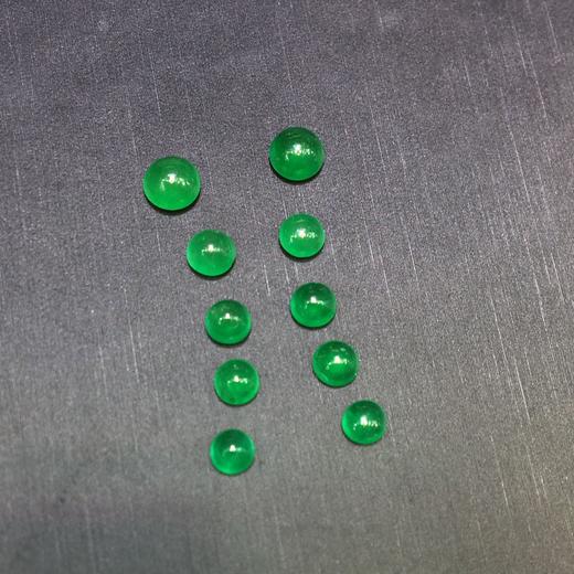 超美素面正圆形耳坠3.75ct 商品图1