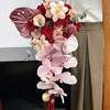 红色系瀑布手捧花 商品缩略图1