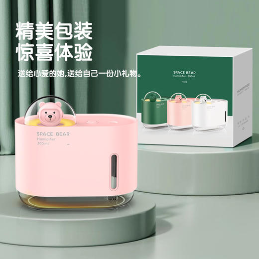 【秋冬新款萌宠迷你加湿器】喷雾补水仪桌面卧室夜灯 usb小型加湿器 商品图1