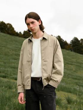 EviStub/E-4QWT606/哈灵顿G9百搭廓形重水洗复古翻领夹克