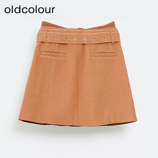 oldcolour秋冬款复古高腰百搭短款半身裙女L42061267 商品图1
