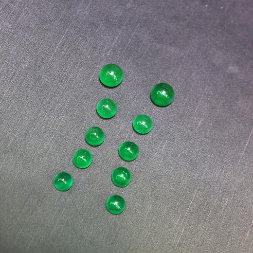 超美素面正圆形耳坠3.75ct 商品图7
