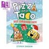 预售 【中商原版】桥梁漫画 披萨饼与玉米片8 Pizza and Taco Best Christmas 英文原版 儿童图画小说章节书 幽默笑话 精装 5岁以上 商品缩略图0