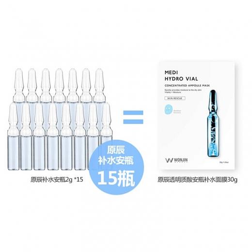 【精选热卖】韩国原辰WONJIN透明质酸补水保湿面膜30g*10片 商品图8
