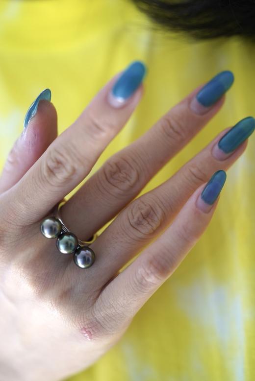 大溪地戒指「三珠平衡」 商品图3