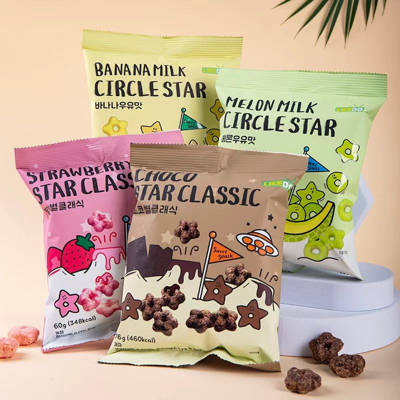 韩国涞可五角星甜甜圈（四种口味）