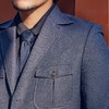 【WoolMark】柒牌休闲西服男2024秋冬新款纯羊毛平驳领单西装外套	127C71050 商品缩略图2