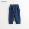 马克珍妮女童夹棉保暖牛仔裤儿童裤子萝卜裤2024年秋冬新款241620 商品缩略图2