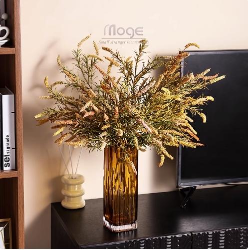 轻奢琥珀水晶方缸花瓶---火树烟花 商品图1