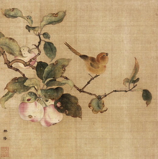 伽罗 JALO 挂画-林椿-果熟来禽图 商品图3