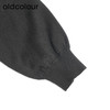 oldcolour春秋款黑色简约气质百搭宽松中长款针织连衣裙M32106234A 商品缩略图2