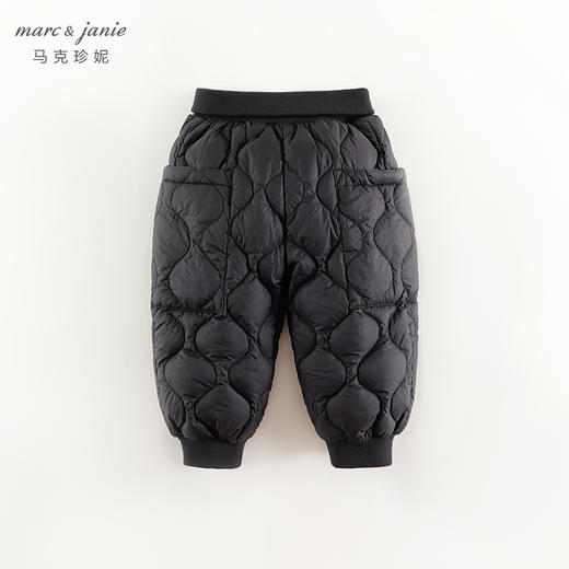【保暖羽绒裤】马克珍妮男女童高腰护肚羽绒裤宝宝冬装新款240922 商品图2