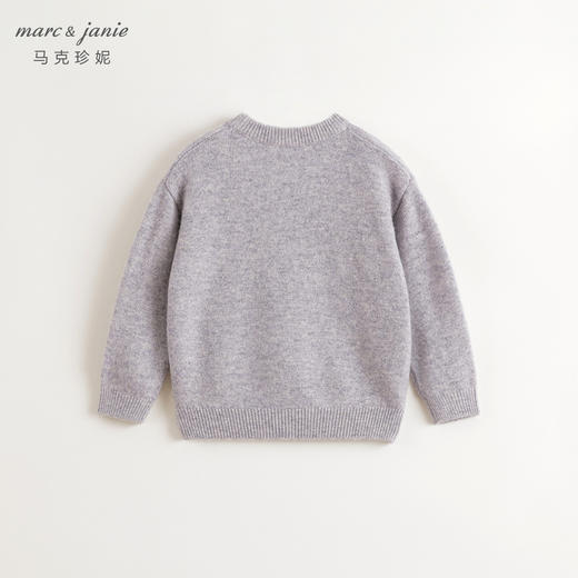 马克珍妮男童山系户外纯羊毛针织衫儿童毛衣2024年秋冬新款241702 商品图2