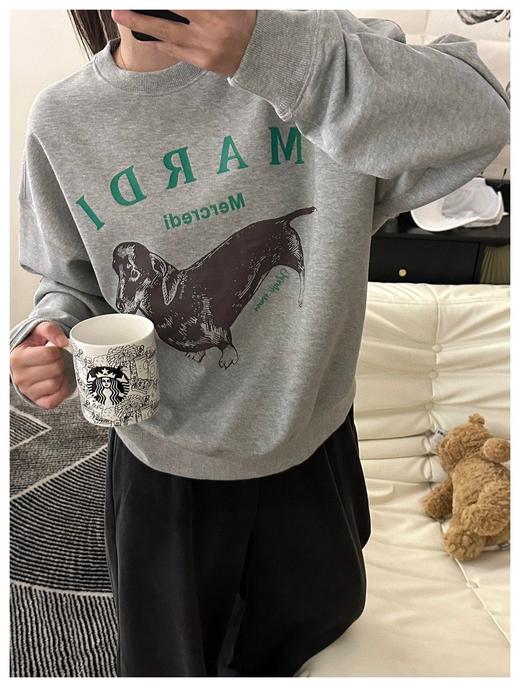 爆款𝐦𝐚𝐫𝐝𝐢卫衣 碎花系列/腊狗系列/百合系列 商品图12