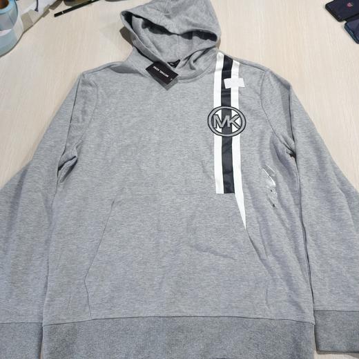瑕疵Michael Kors/MK 男士休闲Logo印花袋鼠兜连帽套头卫衣 商品图0