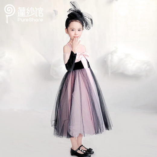 pureshare蓬纱馆  暗夜玫瑰礼服裙 商品图5