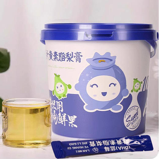 【轻先森】梨膏组合（纯梨膏，轻先森DHA蓝莓叶黄素酯梨膏，轻先森苹果山楂膏）210g（10g*21条）/桶*3桶 商品图3