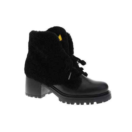 sheme新生系列温暖舒适牛皮女士系带短靴可定制 商品图4