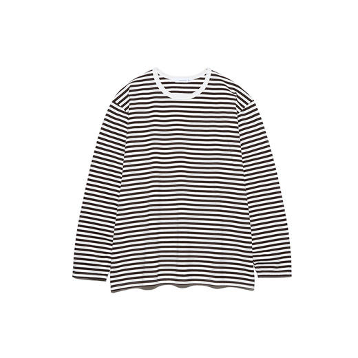 nanamica COOLMAX Stripe L/S Tee男女中性款透气干爽条纹长袖T恤 商品图2