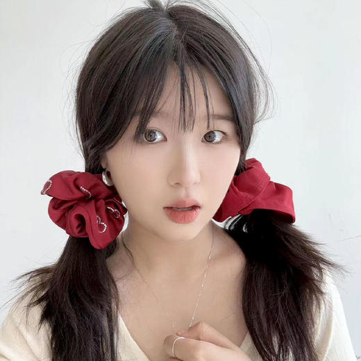 纪念日百货基础百搭发圈安可拉红发圈159093755 商品图2