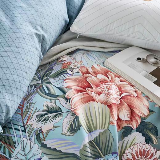 【7楼】富安娜床单四件\洛神赋，绿 商品图4