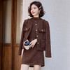 时尚休闲套装秋冬季新款名媛小香风气质上衣外套半裙两件套裙HR-ZYQQ27 商品缩略图3