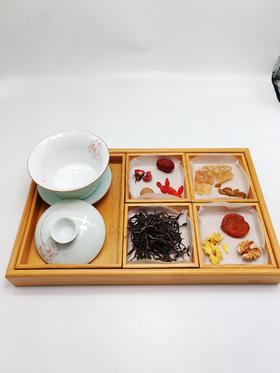 山泡八宝盖碗茶