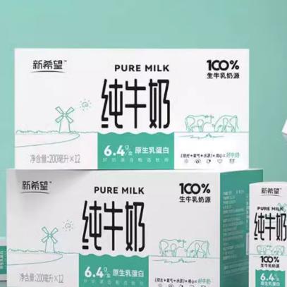 新希望（白帝）纯牛奶200ml*12 商品图3