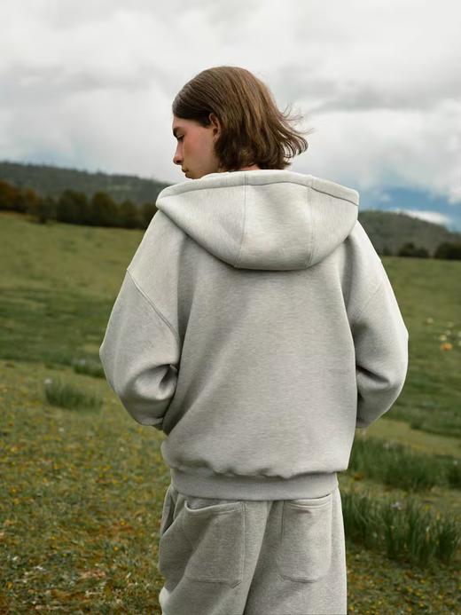 EviStub/E-4QWY417/380G进口液氮空气棉基础连帽开衫卫衣 商品图1