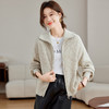 CC-SD2779羊毛衣外套女针织开衫软糯复古春秋季外穿拉链上衣通勤短款外套女 商品缩略图1