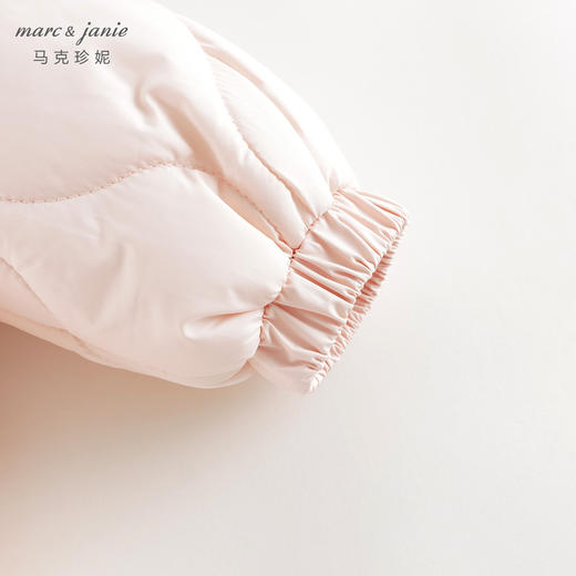 马克珍妮女童萌萌熊耳朵保暖棉服儿童加厚外套宝宝冬装新款241022 商品图5