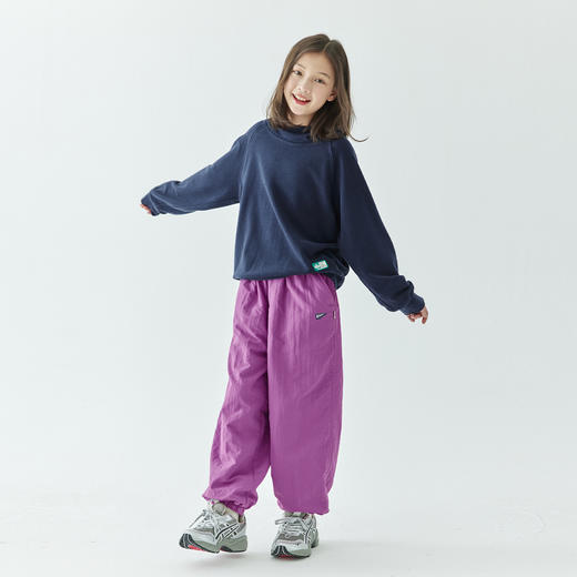 棵初2024年冬季新品儿童双面德绒连帽衫上衣亲子装简约慵懒感卫衣 商品图3