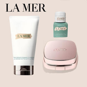 【赠送面霜小样7ml】海蓝之谜 鎏光焕变气垫+洗面奶洁面125ml