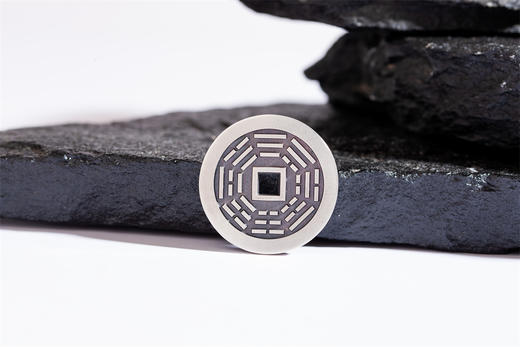 矩德泉坊 纯银手作   福禄寿喜背八卦（3厘米版）  QY401010797 商品图3