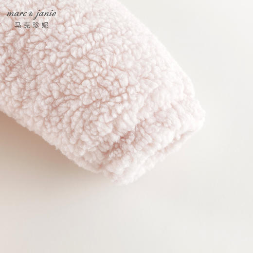 马克珍妮女童仿羊羔毛厚外套儿童保暖棉衣2024年冬装新款241537 商品图4