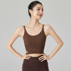 Leorrey/乐拉无缝高弹外穿训练双肩带健身普拉提美背运动瑜伽背心 商品缩略图1