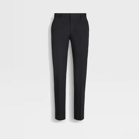 【一】ZEGNA 杰尼亚 男士弹力棉质休闲裤 黑色 E8I03 TR14 099