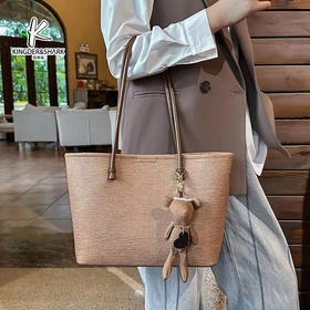 经典鲨2024年秋季新款大容量纯色百搭手提包KGB41-D358731